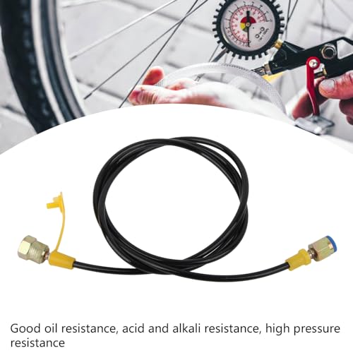 Image of Hydraulic Pressure Test Hose DN2 Nylon Aramid Fiber Test Hose 1.5m /4FT M16x2‑1 /4BSP Testing Coupling Point 630Bar DN2