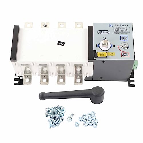 Interruptor de Transferência Automática de Energia Dupla 2 Em 1 Saída 250A Interruptor de Transferên