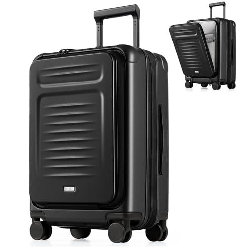 Coolife Carry On Luggage Suitcase