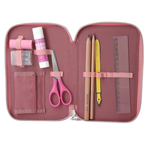 Trousse à crayons Depesche Miss Melody rouille avec 3 compartiments