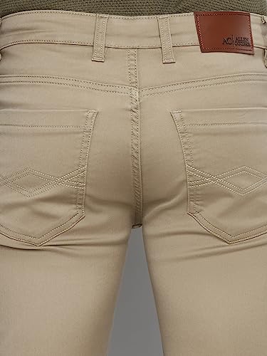 Image of Allen Cooper Regular Comfortable Mid Rise Denim Jeans for Men