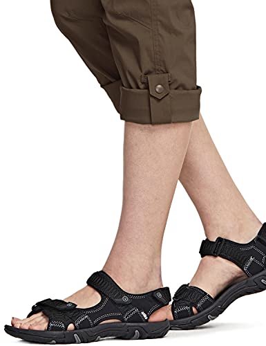 Cqr Women's Convertible Hiking Pants, Lightweight Stretch Quick Dry Zip Off Pants, Outdoor Trekking Fishing Safari Pants, Convertible Tundra, 12 #TOP4