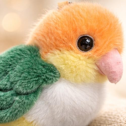 Image of Babique Plush Bird Wristband Toy for Kids | Soft Stuffed Animal Slap Band Bracelet | Cute Baby Soft Toy Wrap Wristband for Boys & Girls | Mini Colorful Plush Gift for Kids