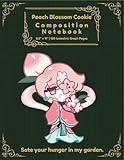 Peach Blossom Cookie Composition Notebook: Isometric Graph Paper Kingdom Run Journal 120 Pages for...