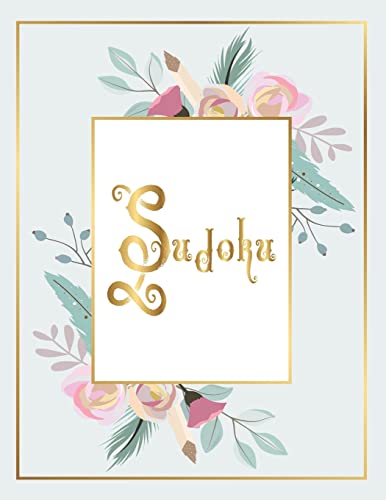 Sudoku: Easy Large Print Sudoku Puzzle Gift or Present for Wife, Daughter, Mom, Grandma, Sister, Mother, Girlfriend, Aunt, or Friend