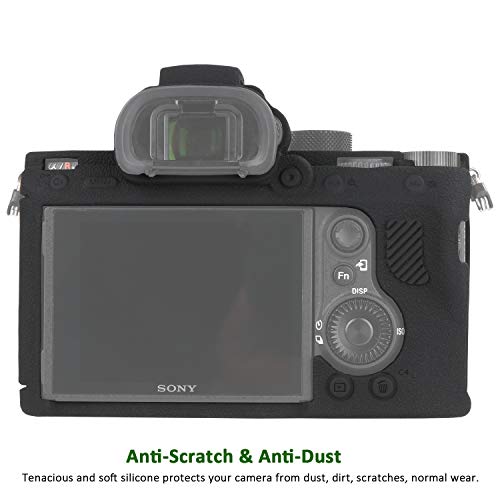 Easy Hood Camera Case For Sony Alpha A7Iii A7 Iii A7R Iii A7Riii Ilce-7Rm3 A73 A7R3 A7R Mark Iii Soft Silicone Rubber Protective Body Housing Case Skin Camera Protector Cover (Black) #TOP1