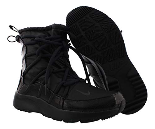 Nike Womens Wmns Tanjun High Rise Ao0355 004 - Size 6.5W Black/Anthracite-Black #TOP1