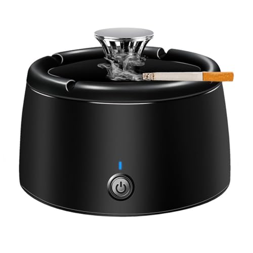 Smokeless Ashtray Multifunctional 2 in 1 Smoke Removing Ash Tray Portable Ashtray Rechargeable...