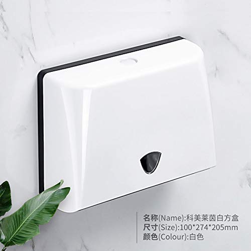 Preisvergleich Produktbild Joeesun Free Punch Bad Handtuch Tissue Box Wandhalterung Toilettenschublade Küche Handtuchhalter Platz Kommerziellen Zweig US Rhein White Box 602AB305