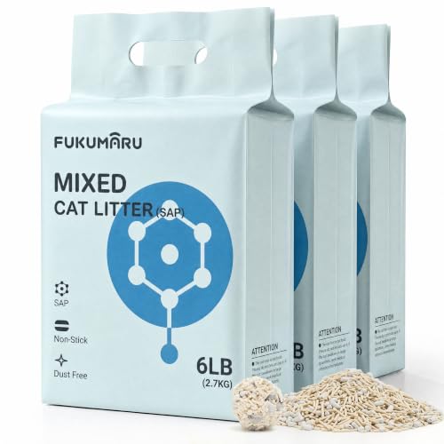 Image of FUKUMARU Tofu Cat Litter, SAP Absorbent, Clumping, Odor Control, 18 lb