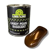LiME LiNE Candy Pearl Basecoat – All-In-One Base, Pearl & Candy Color | Tri-Stage Look in One Step | Full-Coverage Candy Look: Must be Cleared with 2K Clearcoat (Rootbeer Brown, 1 Pint)