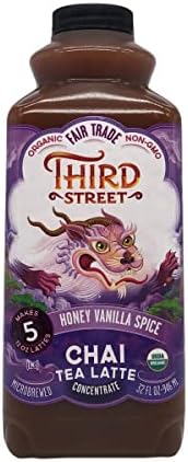 THIRD STREET CHAI Organic Honey Vanilla Chai, 32 FZ