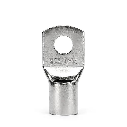 Bcomfy Other 1Pc Sc- 2.5 4 6 10 16 25 35 50 70 95 120 150 185 Wire Nose Copper Terminals Battery Cable Lugs Screw Hole M5 M6 M8 M10 M12 M14 M16(Sc16-6(16Mm2-M6))