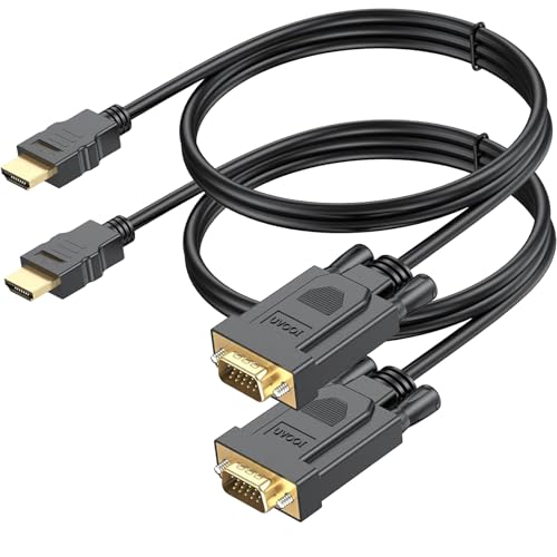 Cable HDMI a VGA de monitor 1080P de 1,82 m compatible con ordenador y switch de juego