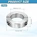 MECCANIXITY Shaft Collar 45mm Bore Double Split 304 Stainless Steel Clamping Shaft Collars for Industrial Automation Conveyor Belt Systems
