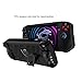 Generic Walieoka Protective Case for MSI Claw A1M,TPU Protective Cover for MSI Claw A1M Game Console with Ergonomic Grip - Anti-Collision and Non-Slip(Black)