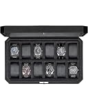 ROTHWELL 12-Slot Leather Watch Box