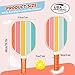 Pickleball Paddles Set of 4, USAPA Approved Premium Wood Pickleball Set with 4 Pickleball Balls and 1 Carry Bag Pickleball Rackets with Ergonomic Cushion Grip for Beginner & Pros Gifts for Women Youth