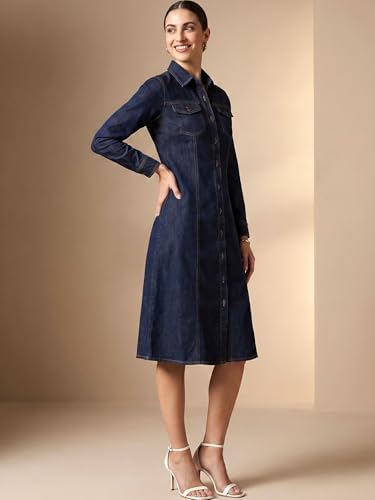 Image of ADDYVERO Women Balloon Sleeve Viscose Rayon Fit & Flare Printed Dress Detailing Above Knee /Mini