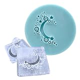 adawd Tampon de Savon avec poignée, chapitre de Savon de Style Arabe Transparent, pour la Fabrication de Savon, Cadeau de Noël et du Nouvel an