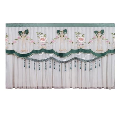 Cache-poussière TV mural salon moderne couverture tissu minimaliste 175x110