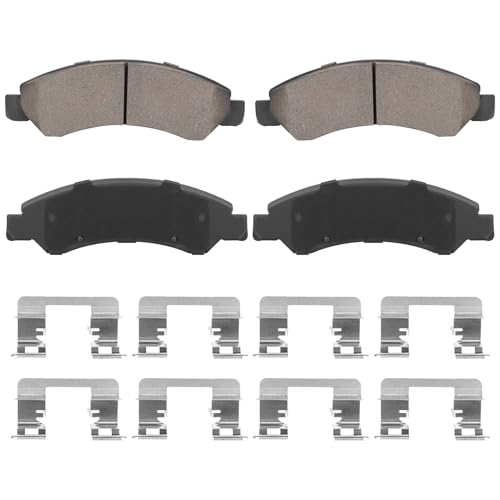Front Semi-Metal Brake Pads Set for Chevey Silverado 1500 2005-2006, Suburban 1500 2007, Sierra 1500...