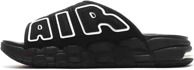 Amazon | [ナイキ] AIR MORE UPTEMPO SLIDE BLACK/WHITE-BLACK