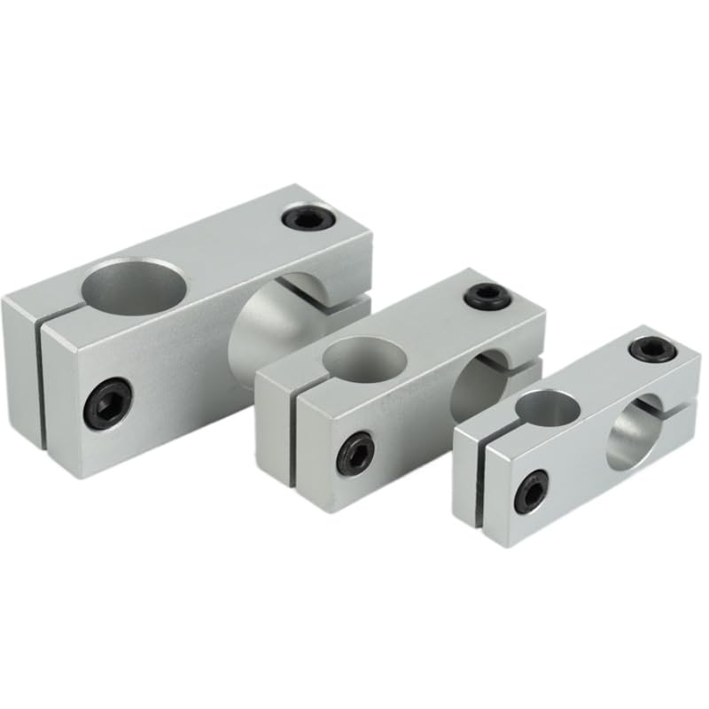 3Pcs Stainless Steel Tube Cross Fixing Clip Pillar Fixing Clip Double Hole Connector Cross Connector (20X25)