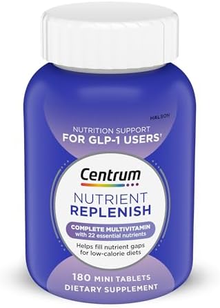Centrum Nutrient Replenish GLP-1 Nutrition Support Multivitamin f...