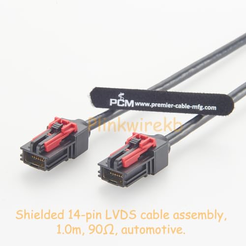 Cable LVDS de 14 polos HSAutoLink II con blindaje premium para ADAS 5