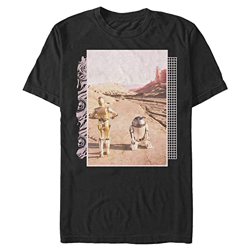 Camiseta Star Wars Long Walk hombre con estampado resistente al lavado