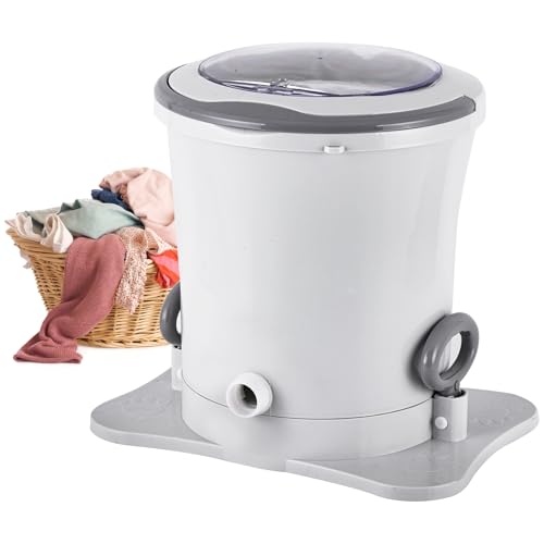 BAOSHISHAN Secadora de Ropa Manual 9L Mini No Eléctrica Portátil Con Tubo de Drenaje Para Apartamento Dormitorio Camping