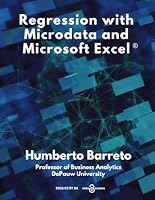 Regression with Microdata and Microsoft Excel® 1956390642 Book Cover