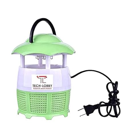 Tech-lobby? Uv Led Mosquito Trap Machine Eco Friendly Electronic Led, Anti Mosquito Killer Trap Lamp, Theory Screen Protector Home and Outdoor Insect Killer Machine, White