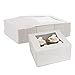 6" Length x 6" Width x 3" Height White Paperboard Auto-Popup Window Small Pie/Bakery Box by MT Products (15 Pieces)