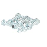 Rear Rim Bolt Kit - 6 Bolt Compatible with Ford 4000 2000 4110 Oliver Massey Ferguson 50 135 Allis...