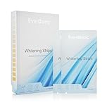 EverBlanc Teeth Whitening Strips for Sensitive Teeth - 21 Treatments (42 Strips) - Peroxide-Free & Enamel Safe Non-Slip Whitening Strips - Removes Coffee, Wine & Smoke Stains - Fast & Visible Results