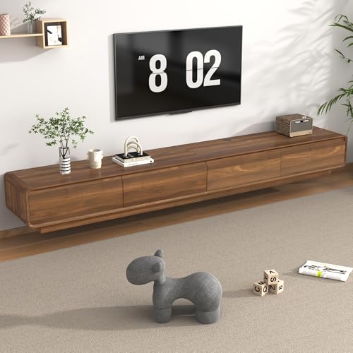 For Tvs Up To 100 Inches, Modern Wall Mounted Media Console 