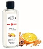 keramik lampe 70er orange  Lampe Berger Düfte - inkl. Broschüre und Anleitung I Parfums de Maison I (Refill) I Das Original I Deine Lampe - Dein Duft von Maison Berger… (Orange-Zimt, 1000 ml)