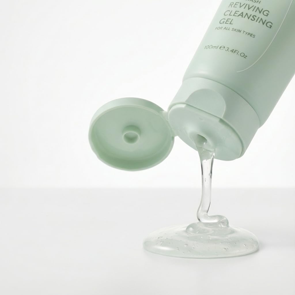 SEACRET Dead Sea Reviving Cleansing Gel - Gentle Facial Cleanser with Fruit AHAs & Minerals, Hydrating Foaming Face Wash, Naturally Scented with Lavender & Sage, All Skin Types, 3.4 fl oz - Image 6