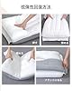 Juliyas 枕 首が痛くならない 人気 まくら 安眠枕【二層構造•耳と後頭部の凹型中空設計】低反発 高反発 抱き枕 いびき防止 首や肩の負担にならない 立体構造40x60cm 6/10cm高さ調節可能 横向き•仰向き•うつ伏せ寝対応 丸洗い可能 やわらかい 100%綿材質 母の日 父の日プレゼント ホワイトグレー [並行輸入品] #4