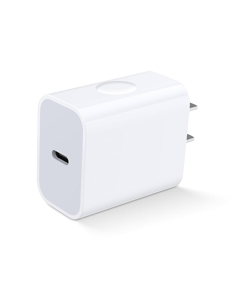 Apple USB C Charger Block, 20w USB-C Power Adapter with PD