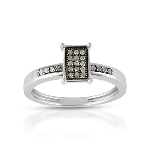 Bague diamant noir solitaire 12,5 carats certifié, sublimez vos soirées avec ce bijou femme