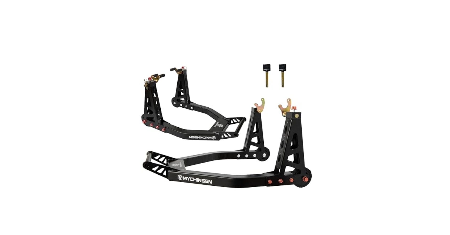 mymy　BK Amazon.com: MYCHINSEN 880lbs Aluminum Motorcycle Stand Front