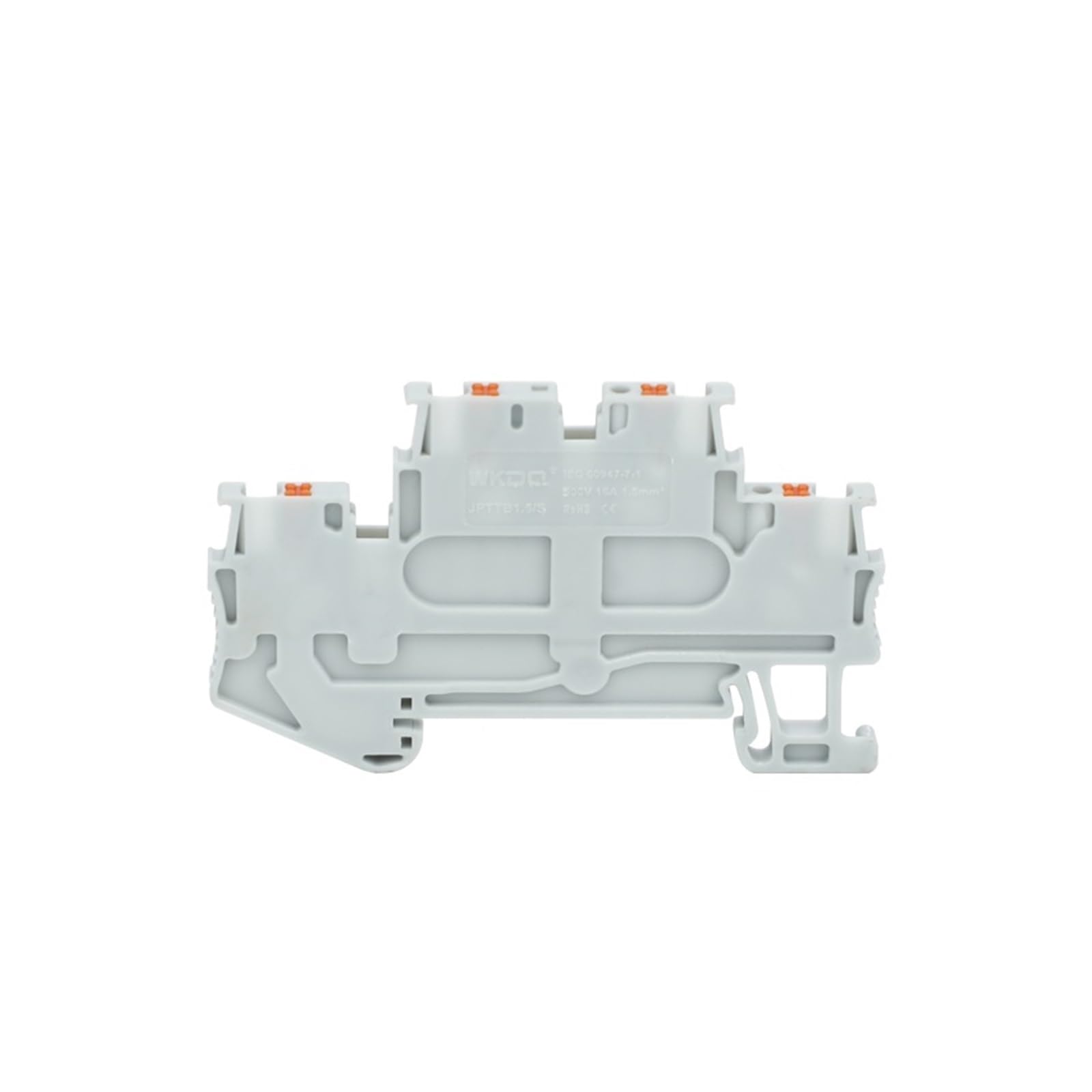 10 Stück 1,5/S Doppelstock-Push-in-DIN-Schienenklemmenblock PT .5 mm² Kabel-Elektrodrahtanschluss PTTB1. PTTB-1(PTTB1.5-S-Blue)