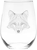 Fox 15 oz. stemless wine glass