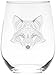 Fox 15 oz. stemless wine glass
