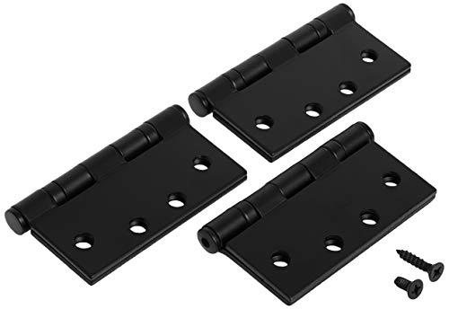 Richelieu Hardware 4822Fbb Onward 1044884 4-In (102 Mm) Full Mortise Ball Bearing Butt Hinge, Black #TOP3