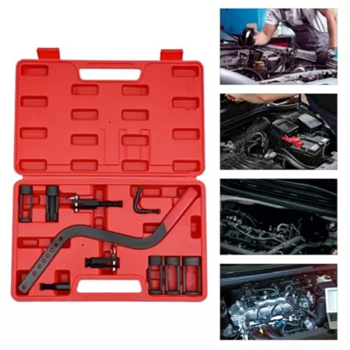 Kit de compresor de resorte de válvula superior con adaptadores de 14.9 x 9.45 pulgadas 5