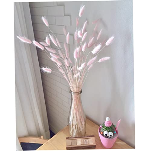 Dried Bunny Tail Flower Bouquet Natural 50 cm 50 pcs miniatura 2